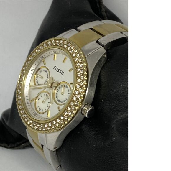 Fossil Stella ES2944 Womens Stainless Steel Analog Dial Quartz Wrist Watch QB648 - Picture 4 of 12